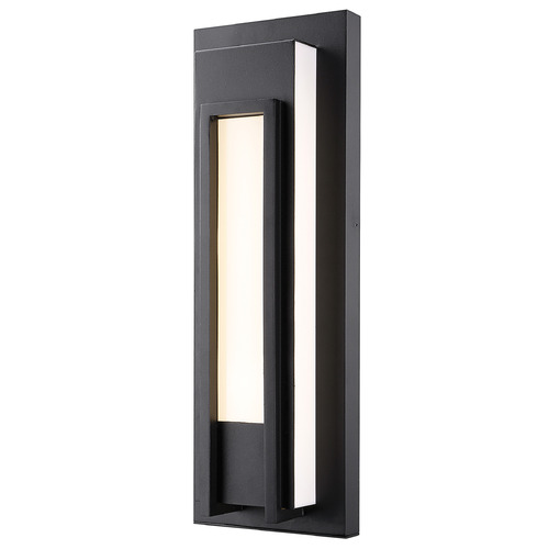 Z-Lite Keaton Black LED Outdoor Wall Light by Z-Lite 520M-BK-LED