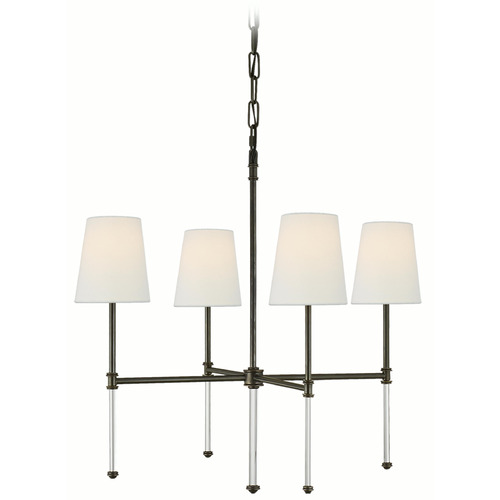 Visual Comfort Signature Collection Visual Comfort Signature Collection Suzanne Kasler Camille Bronze Chandelier SK5050BZ-L