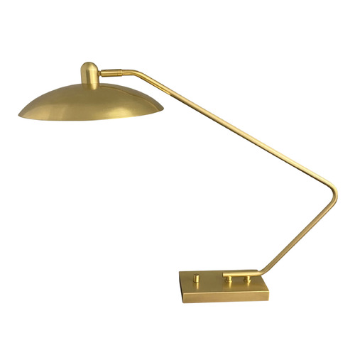 House Of Troy Ridgeline Natural Brass LED Task / Reading Lamp