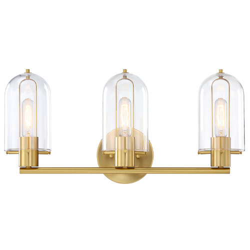 Designers Fountain Skylar Brushed Gold Bathroom Light