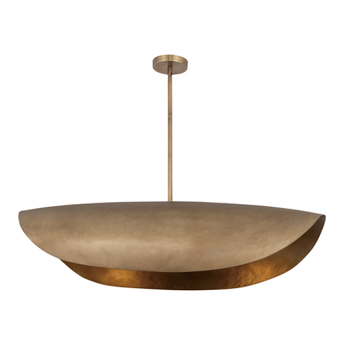 Denarii Linear Pendant in Natural Gold by Maxim Lighting