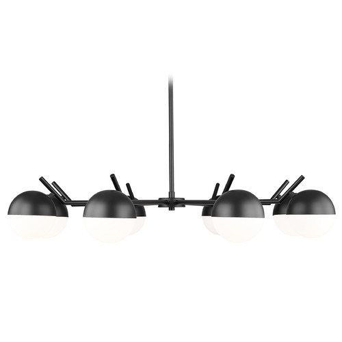 Z-Lite Z-Lite Realm Sphere Matte Black Chandelier 7517-8MB