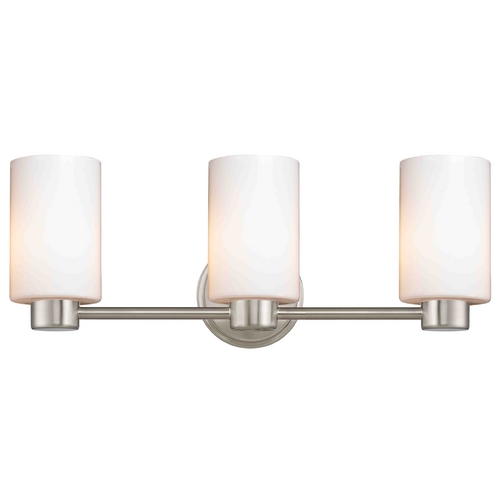 Design Classics Lighting Lighting Aon Fuse Satin Nickel Bathroom Light 1803-09 GL1024C