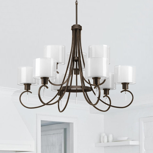 Progress Lighting Invite Chandelier in Antique Bronze by Progress Lighting P4697-20