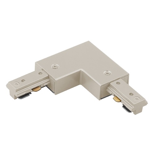 Brushed Nickel J Track Right L Connector by WAC Lighting