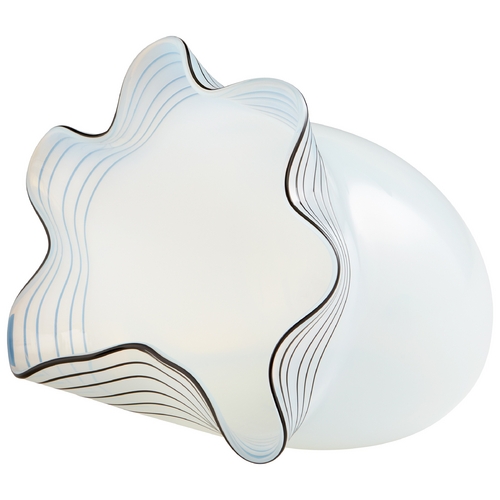 Moon Jelly White Vase by Cyan Design