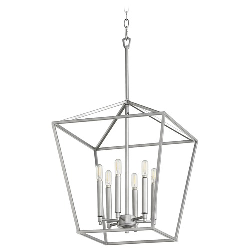 Quorum Lighting Gabriel Classic Nickel Pendant by Quorum Lighting 604-6-64