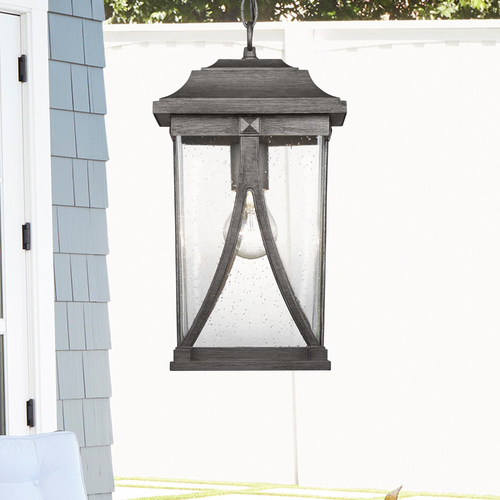 Abbott Antique Pewter Outdoor Hanging Light by Progress Lighting
