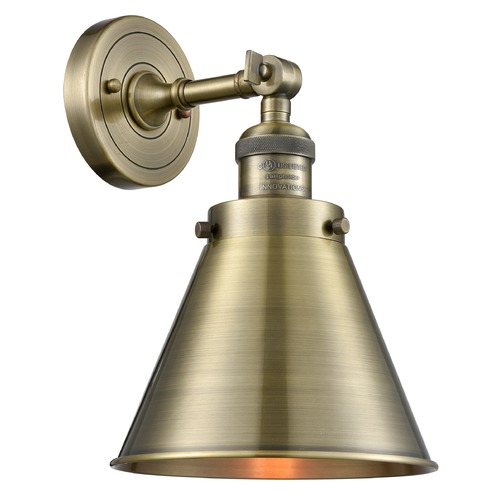 Appalachian Antique Brass Sconce by Innovations Lighting