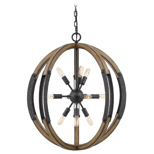 Babaton Old Black Pendant by Quoizel Lighting