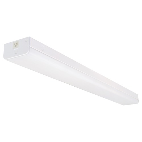4ft Connectible 40W LED Wide Strip with Microwave Motion Sensor 5000K by Satco Lighting