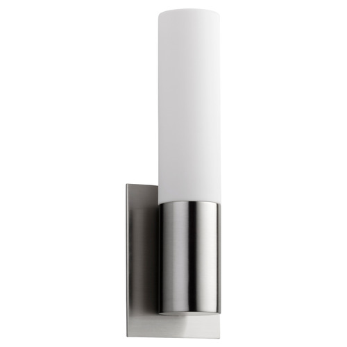 Magneta LED Acrylic Wall Sconce in Satin Nickel by Oxygen Lighting