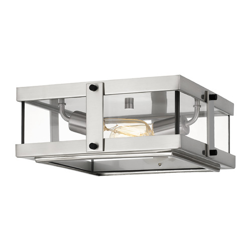 Quoizel Lighting Beck 12.75-Inch Flush Mount in Brushed Nickel by Quoizel Lighting QFL5347BN