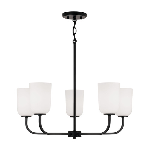 Lawson 5-Light Chandelier in Black by HomePlace by Capital Lighting