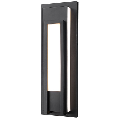 Z-Lite Keaton Black LED Outdoor Wall Light by Z-Lite 520B-BK-LED