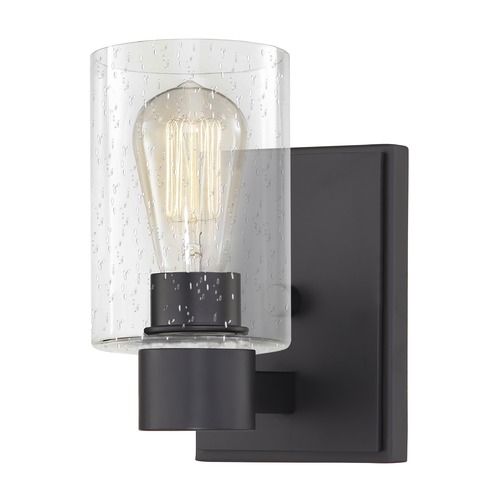 Design Classics Lighting Design Classics Vashon Matte Black Sconce 2101-07 GL1041C