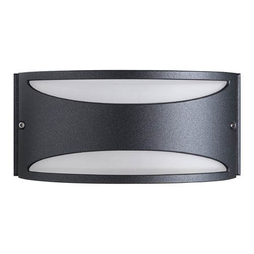 Genova Anthracite LED Outdoor Wall Light by Satco Lighting