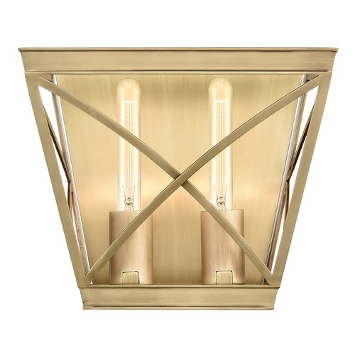 Alora Lighting Lattice Vintage Brass Sconce by Alora Lighting WV309602VB