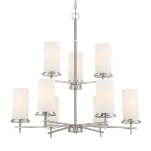 Haisley 31.50-Inch Chandelier in Brushed Nickel by Minka Lavery