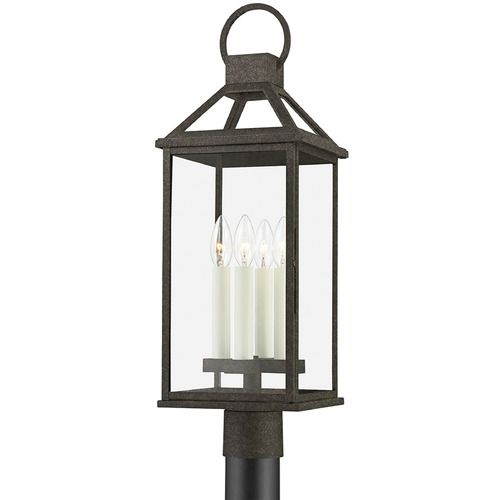 Troy Lighting Troy Lighting Becki Owens Sanders French Iron Post Light P2745-FRN