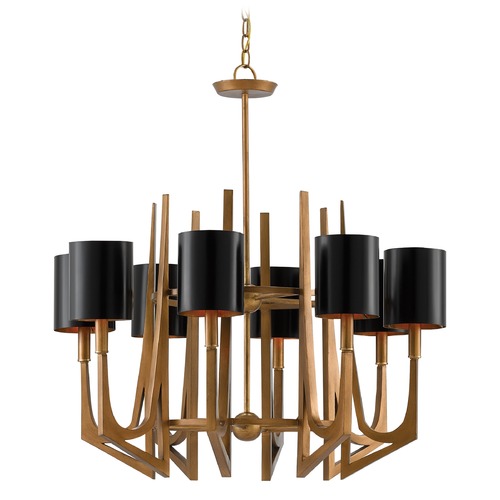 Currey and Company Lighting Umberto Chandelier in Brass by Currey & Company 9000-0332