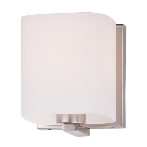 Maxim Lighting Wrap Satin Nickel Sconce by Maxim Lighting 11251SWSN