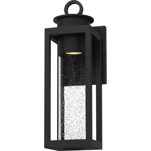 Quoizel Lighting Donegal Outdoor Wall Light in Matte Black by Quoizel Lighting DGL8405MBK