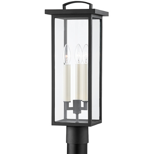 Troy Lighting Eden Textured Black Post Light