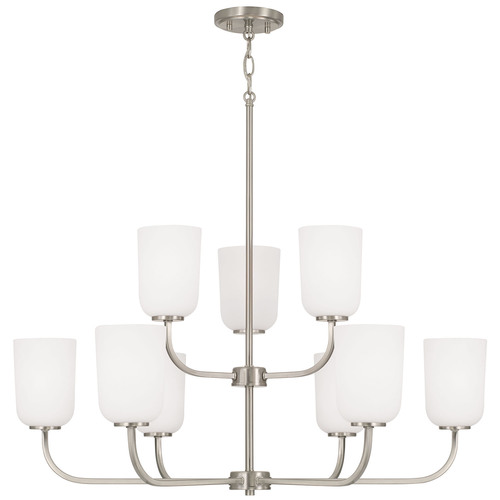 Lawson 9-Light Chandelier in Nickel by HomePlace by Capital Lighting