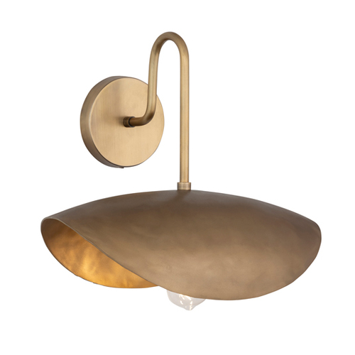 Denarii Wall Sconce in Natural Gold by Maxim Lighting