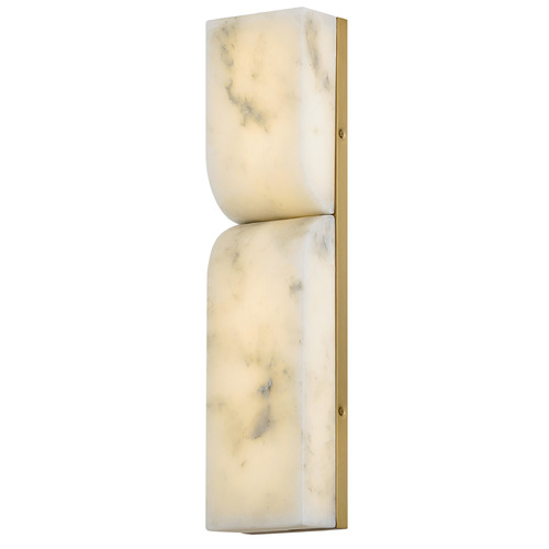 Fredrick Ramond Alune Lacquered Brass LED Sconce