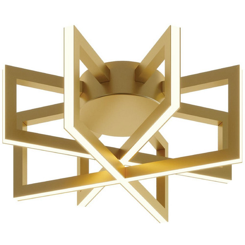 Afx Lighting Cass Gold LED Flushmount Light