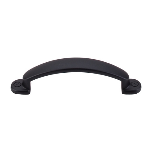 Top Knobs Hardware Modern Cabinet Pull in Flat Black Finish M1700