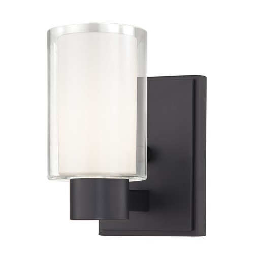 Design Classics Lighting Design Classics Vashon Matte Black Sconce 2101-07 GL1061 GL1040C
