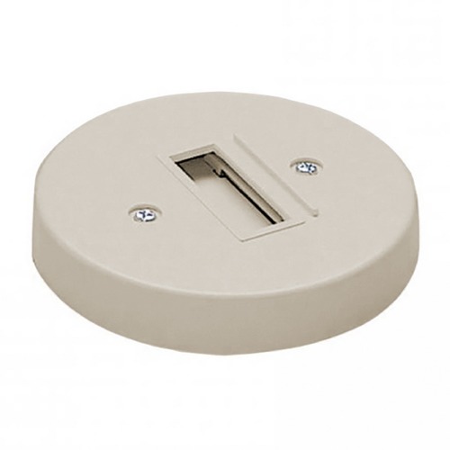 Brushed Nickel J Track Round Monopoint Canopy by WAC Lighting