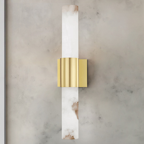 Barkley Aged Brass LED Sconce by Hudson Valley Lighting