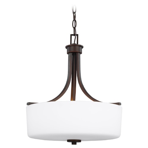 Generation Lighting Canfield Burnt Sienna Pendant by Generation Lighting 6528803-710