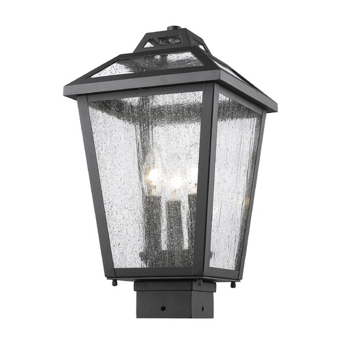 Z-Lite Bayland Black Post Light by Z-Lite 539PHMS-BK