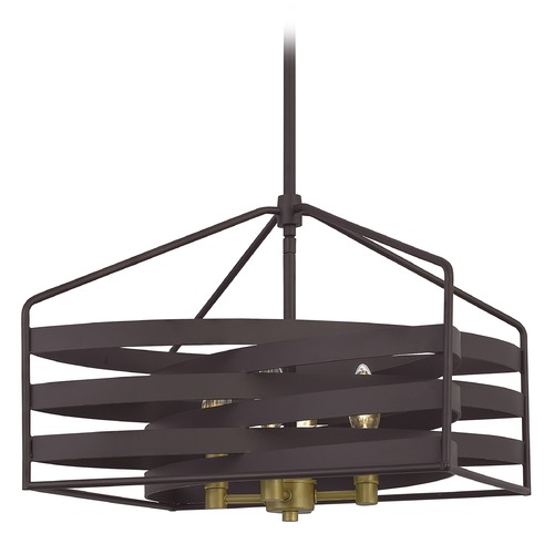 Quoizel Lighting Escher Old Bronze Pendant by Quoizel Lighting QP5186OZ