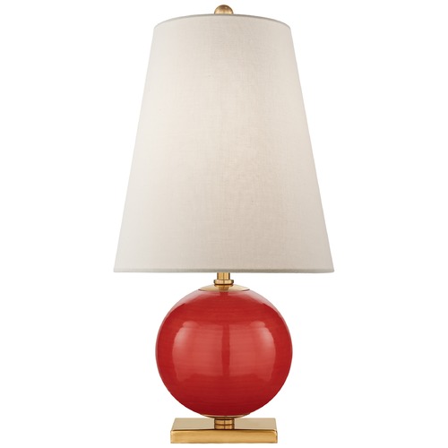 Visual Comfort Signature Collection Kate Spade New York Corbin Lamp in Maraschino by Visual Comfort Signature KS3101MSHL