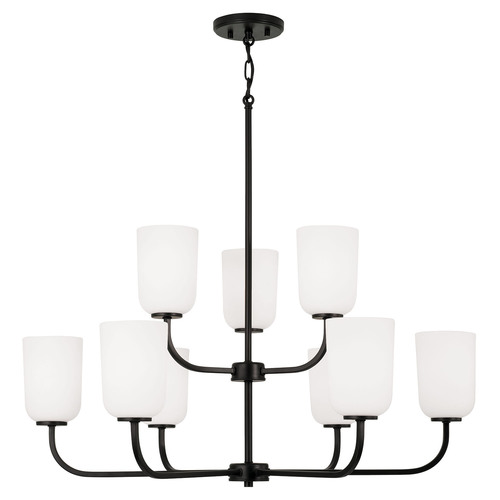 Lawson 9-Light Chandelier in Black by HomePlace by Capital Lighting