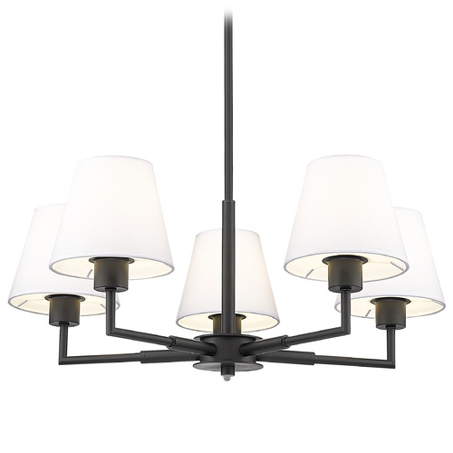 Z-Lite Leila Matte Black Chandelier
