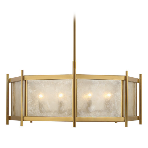 Savoy House Lighting Jacobs Warm Brass Chandelier