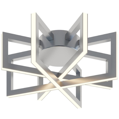 Afx Lighting Cass Satin Nickel LED Flushmount Light