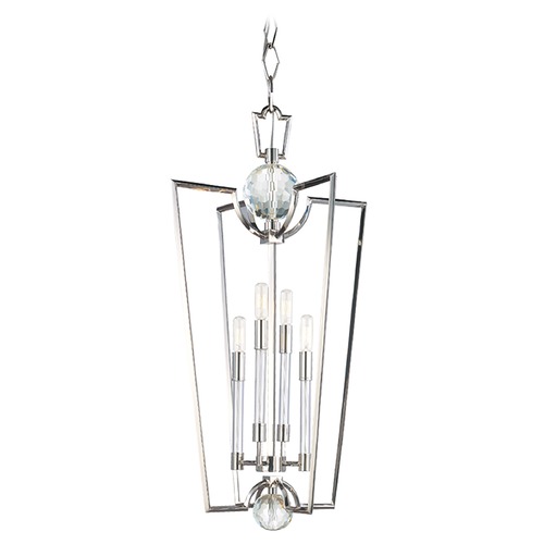 Hudson Valley Lighting Waterloo Pendant in Polished Nickel by Hudson Valley Lighting 3017-PN