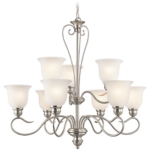 Tanglewood 32-Inch Chandelier in Brushed Nickel by Kichler Lighting