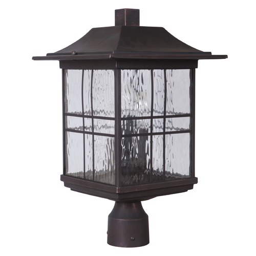 Dorset Aged Bronze Brushed Post Light by Craftmade Lighting