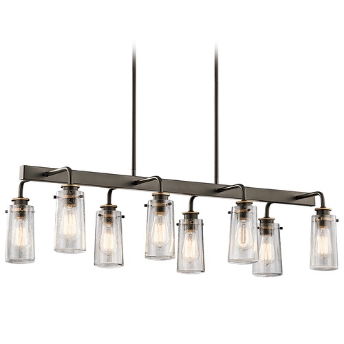 Braelyn 8-Light Linear Chandelier by Kichler Lighting