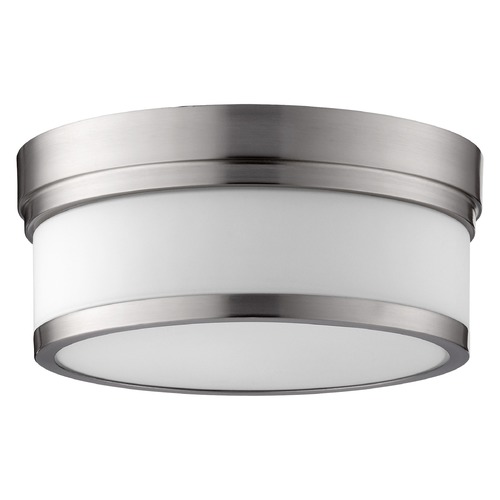 Celeste Satin Nickel Flush Mount by Quorum Lighting