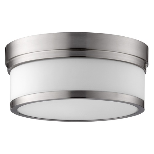 Quorum Lighting Celeste Satin Nickel Flush Mount by Quorum Lighting 3509-12-65